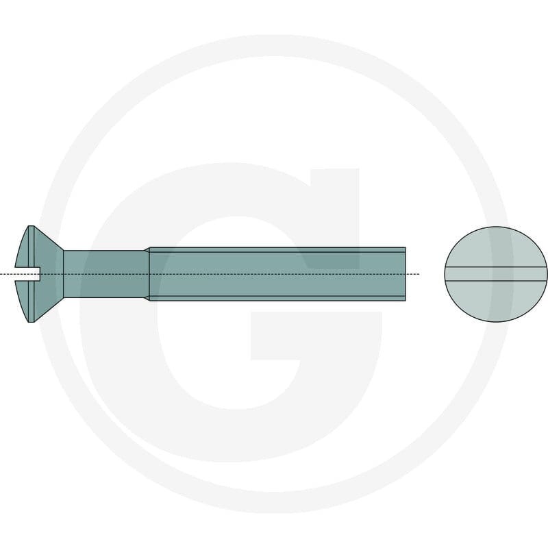 GRANIT Śruba z łbem stożkowym M5x30 DIN 964 487964119 - Sklep PoltechParts