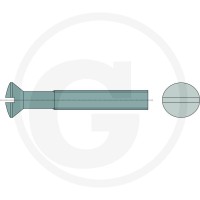 GRANIT Śruba z łbem stożkowym M5x30 DIN 964 487964119 - Sklep PoltechParts