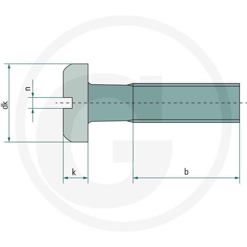 GRANIT Śruba z łbem płaskim M5x40 DIN 85 487850119 - Sklep PoltechParts
