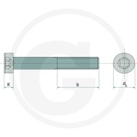GRANIT Śruba z łbem walcowym M6x10 DIN 7984 4877984110 - Sklep PoltechParts