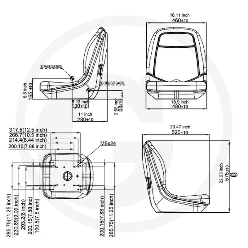 GRANIT Siedzenie 25270567 - Sklep PoltechParts