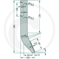 GRIMME Hak glebogryzarki 29510060835 - Sklep PoltechParts