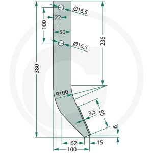 GRIMME Hak glebogryzarki 29510060835