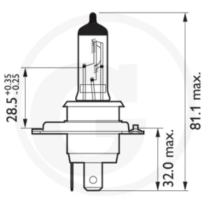Philips Żarówka halogenowa, H4 44712342PRC1