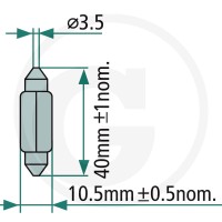 Philips Żarówka Sofitte Festoon T10,5x43 5W 44713864CP - Sklep PoltechParts
