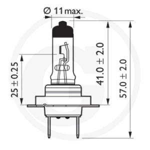Philips Żarówka halogenowa H7 44713972MDBVS2