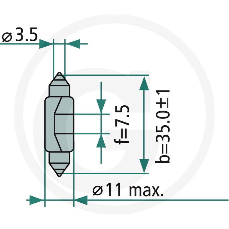 Philips Żarówka Sofitte C5W 44713844CP - Sklep PoltechParts
