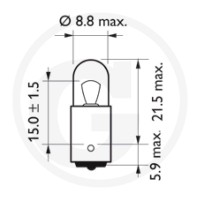 Philips Żarówka kulista T4W 44713929CP - Sklep PoltechParts