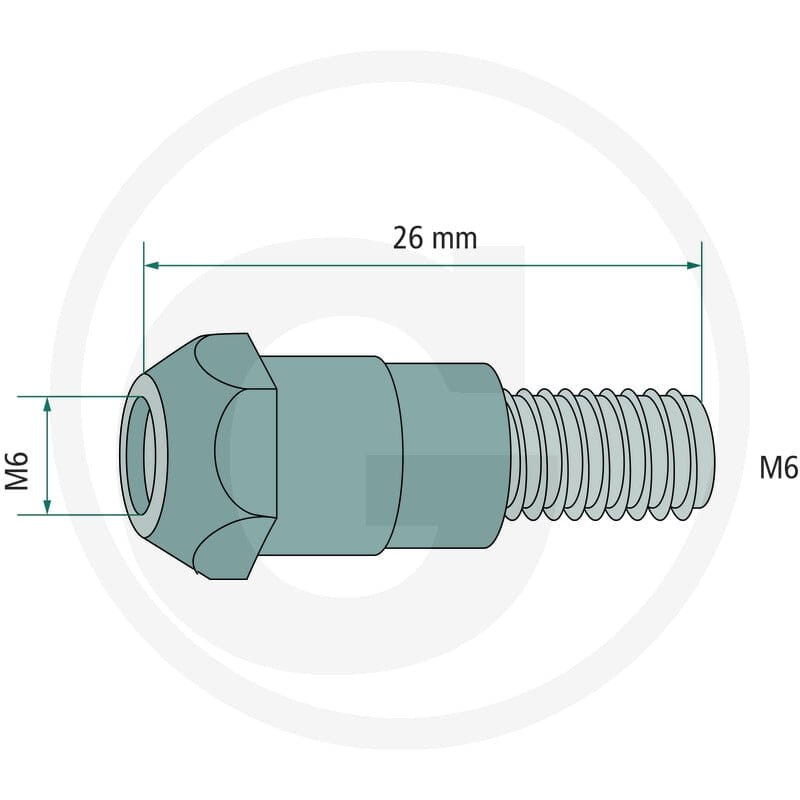 GRANIT Końcówka M6 500548201 - Sklep PoltechParts