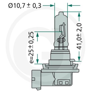 Philips Żarówka halogenowa H9 44712361C1