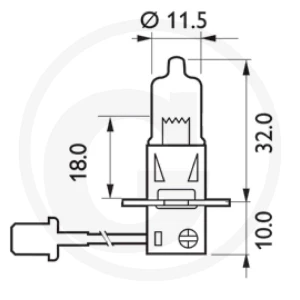 Philips Żarówka halogenowa H3 44713336MLC1