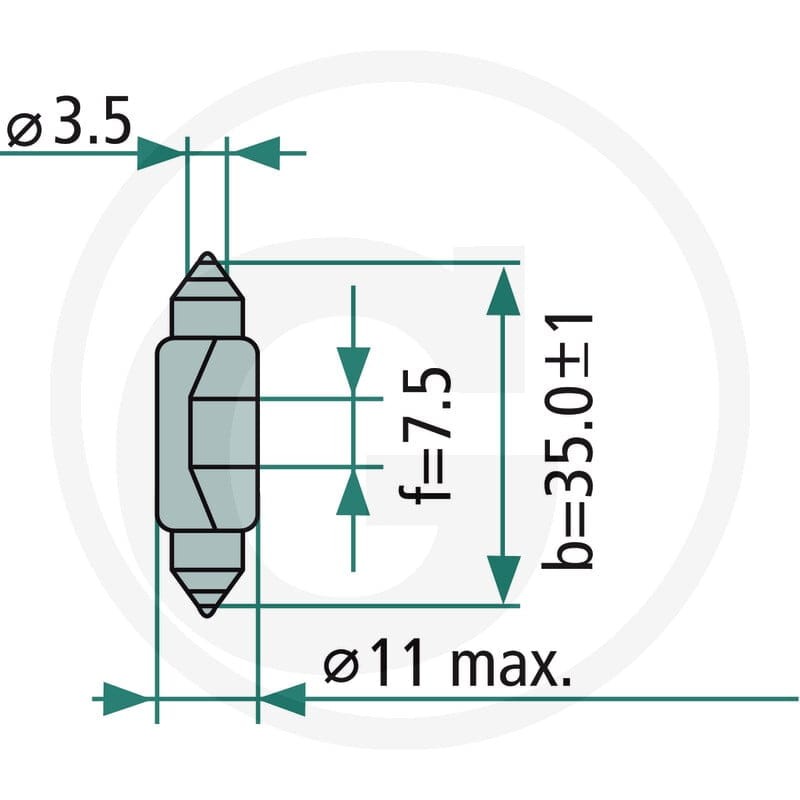 Philips Żarówka Sofitte C5W 44713844B2 - Sklep PoltechParts