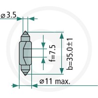 Philips Żarówka Sofitte C5W 44713844B2 - Sklep PoltechParts