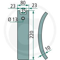 Frank Listwa prowadząca 23646G0350001 - Sklep PoltechParts