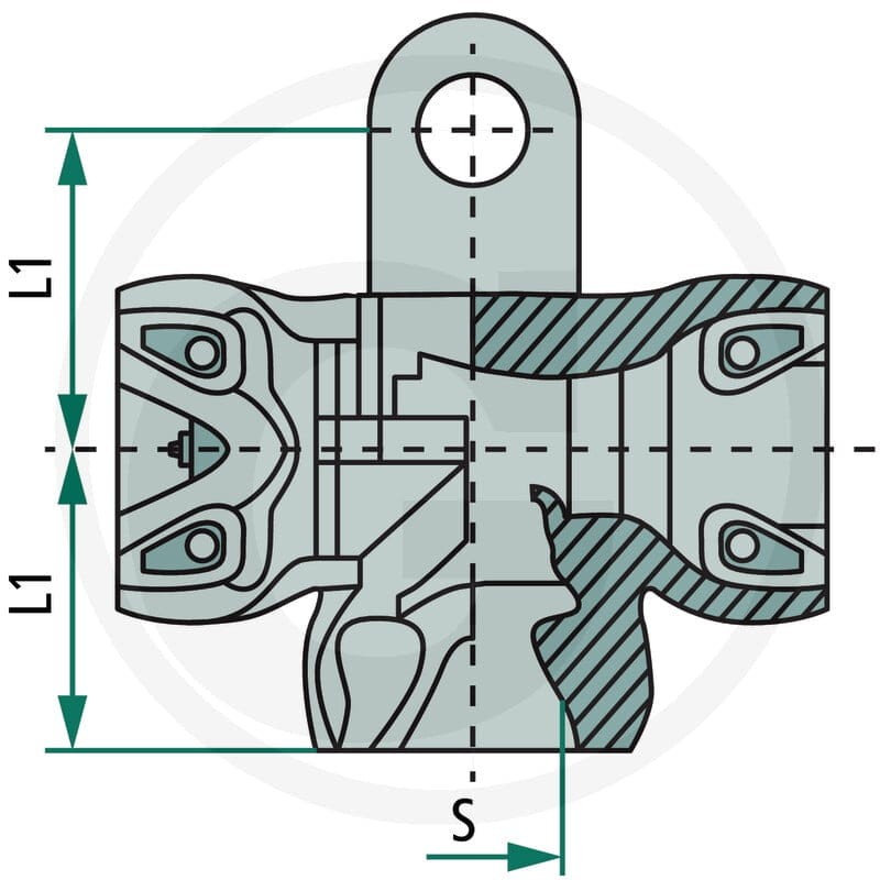 Kongsberg ABC Trójnik wtykowy 22892050025 - Sklep PoltechParts