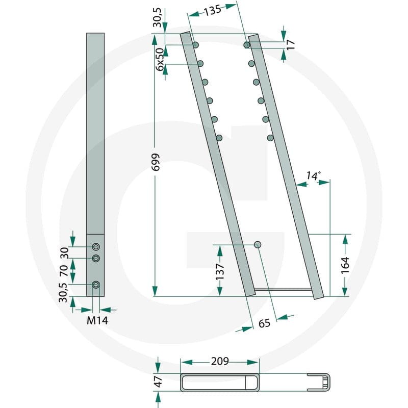 GRANIT Uchwyt 28810121 - Sklep PoltechParts