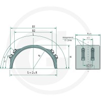 Sauermann Błotnik koła tylnego 28810005 - Sklep PoltechParts