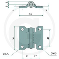 Pastore & Lombardi Zawias - stal nierdzewna 2209910263 - Sklep PoltechParts