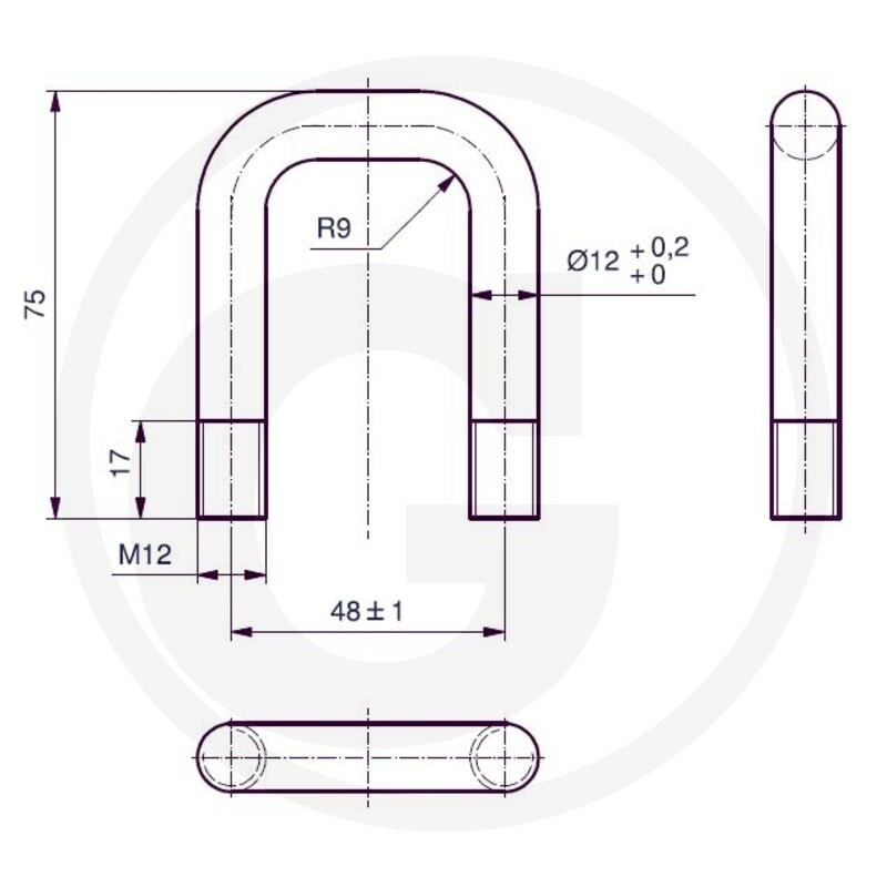 GRANIT Uchwyt mocujący 22065067 - Sklep PoltechParts