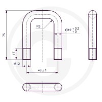 GRANIT Uchwyt mocujący 22065067 - Sklep PoltechParts
