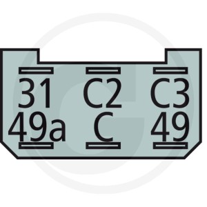 BOSCH Przerywacz kierunkowskazu / elektroniczn 2500335200160