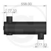 Tłumik 23815AGT0482 - Sklep PoltechParts