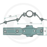 GRANIT Uchwyt błotnika 22050054 - Sklep PoltechParts