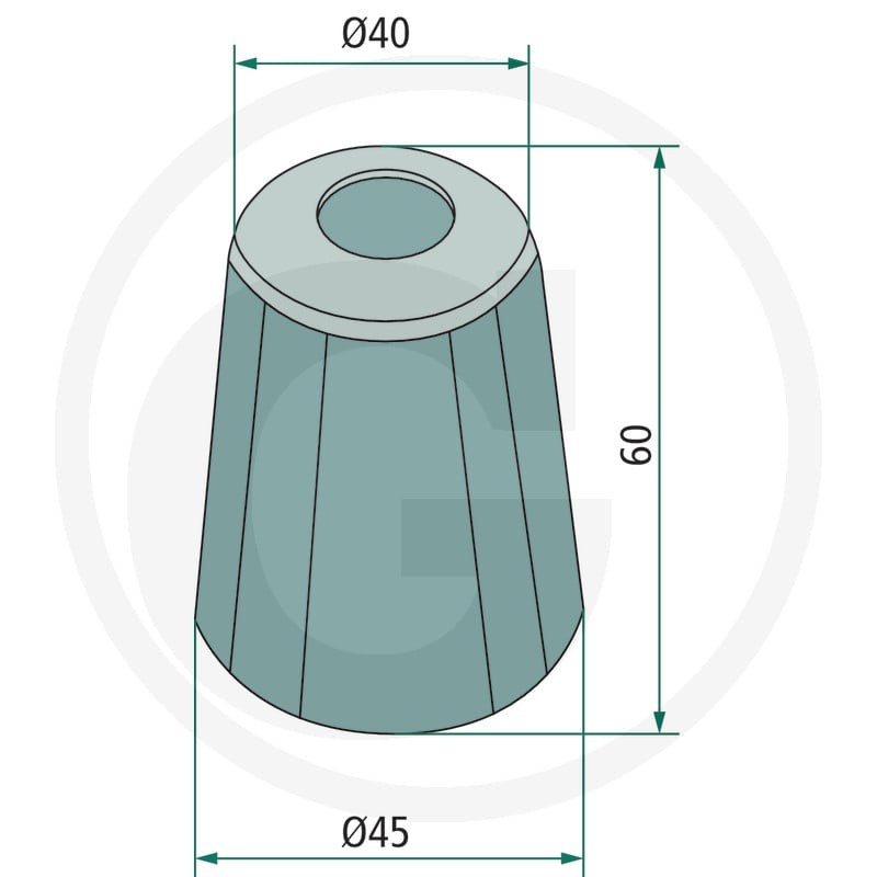 GRANIT Odbojnik ramy 2209910010 - Sklep PoltechParts