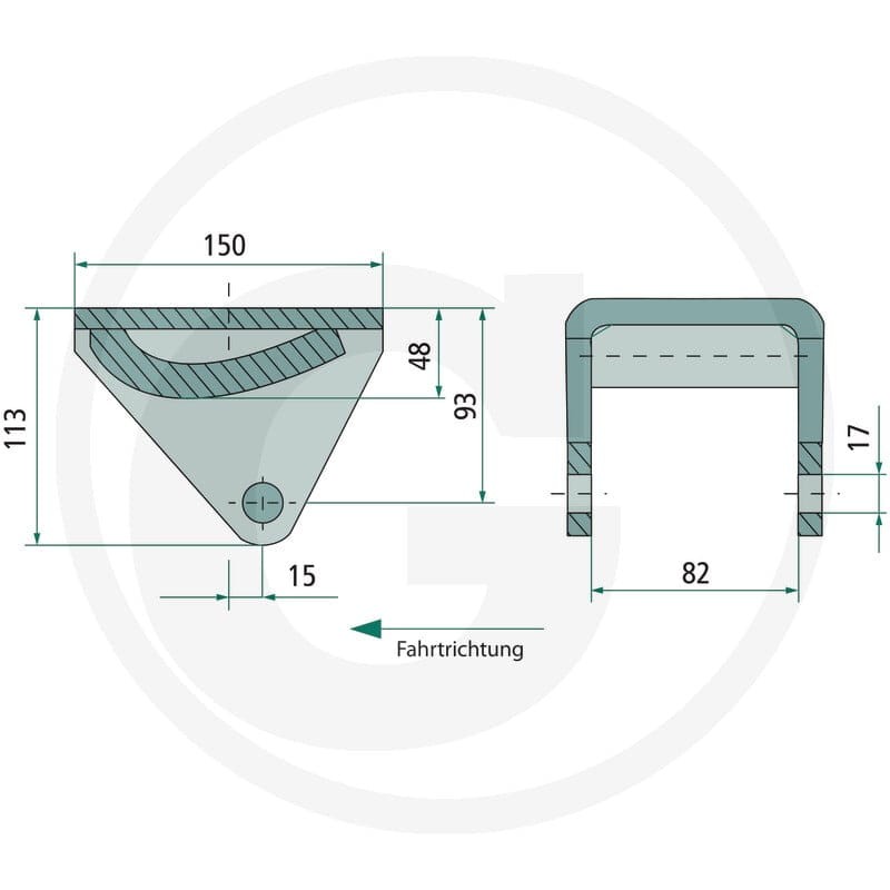 GRANIT Uchwyt ślizgowy 22099115 - Sklep PoltechParts