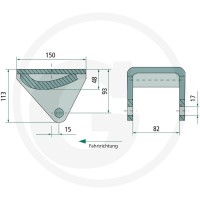 GRANIT Uchwyt ślizgowy 22099115 - Sklep PoltechParts