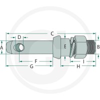 GRANIT Sworznie łącznika dolnego 20012995 - Sklep PoltechParts