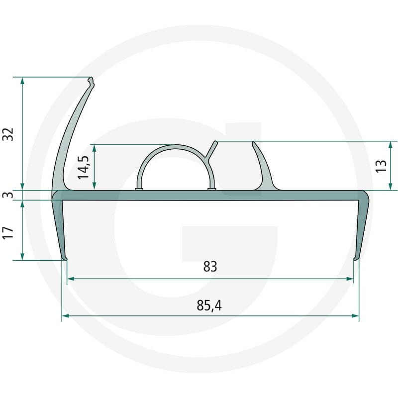 Pastore & Lombardi Profil uszczelniający 2209910049 - Sklep PoltechParts