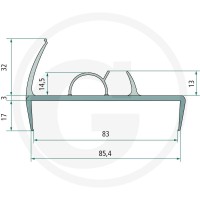 Pastore & Lombardi Profil uszczelniający 2209910049 - Sklep PoltechParts