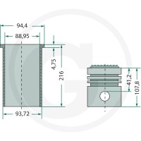 GRANIT Zestaw naprawczy silnika 38015495 - Sklep PoltechParts