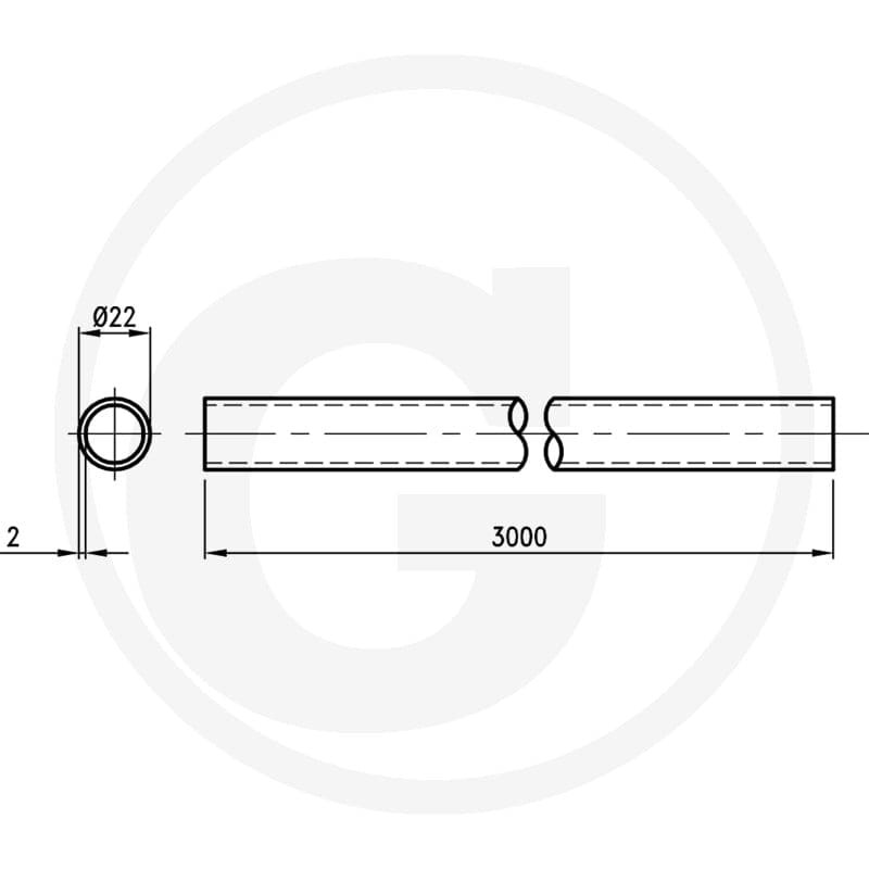 Pastore & Lombardi Rygiel - rurka 2209910446 - Sklep PoltechParts