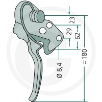 GRANIT Zamknięcie wahliwe 22010098 - Sklep PoltechParts