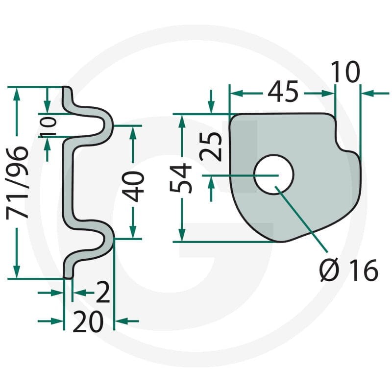 GRANIT Zawias 22010017 - Sklep PoltechParts