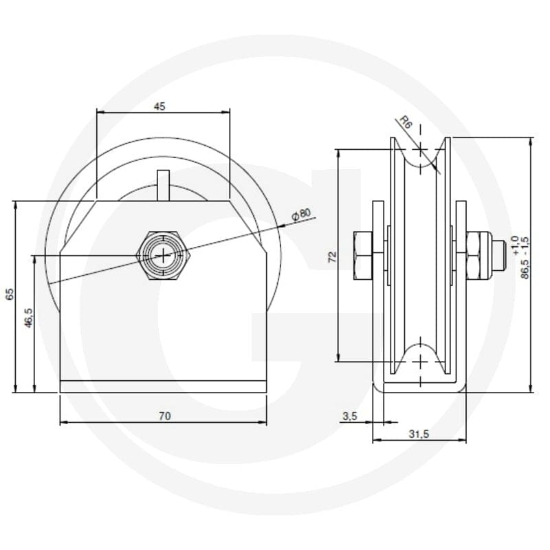 GRANIT Rolka liny 2200900002 - Sklep PoltechParts