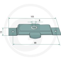 GRANIT Zamek iglicowy 22010008 - Sklep PoltechParts