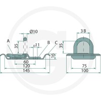 GRANIT Uchwyt pasków mocujących 14270387 - Sklep PoltechParts