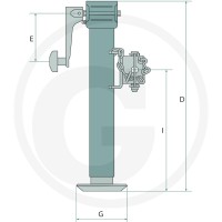 GRANIT Stopka podporowa 14270906 - Sklep PoltechParts