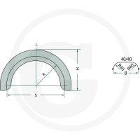 GRANIT Błotnik okrągły, ocynkowany ogniowo 14200750 - Sklep PoltechParts