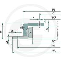 Jost Kulkowy wieniec obrotu 35744402950 - Sklep PoltechParts