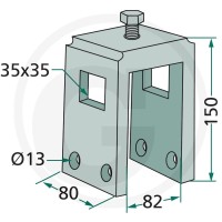 GRANIT Uchwyt 18010.8081 - Sklep PoltechParts