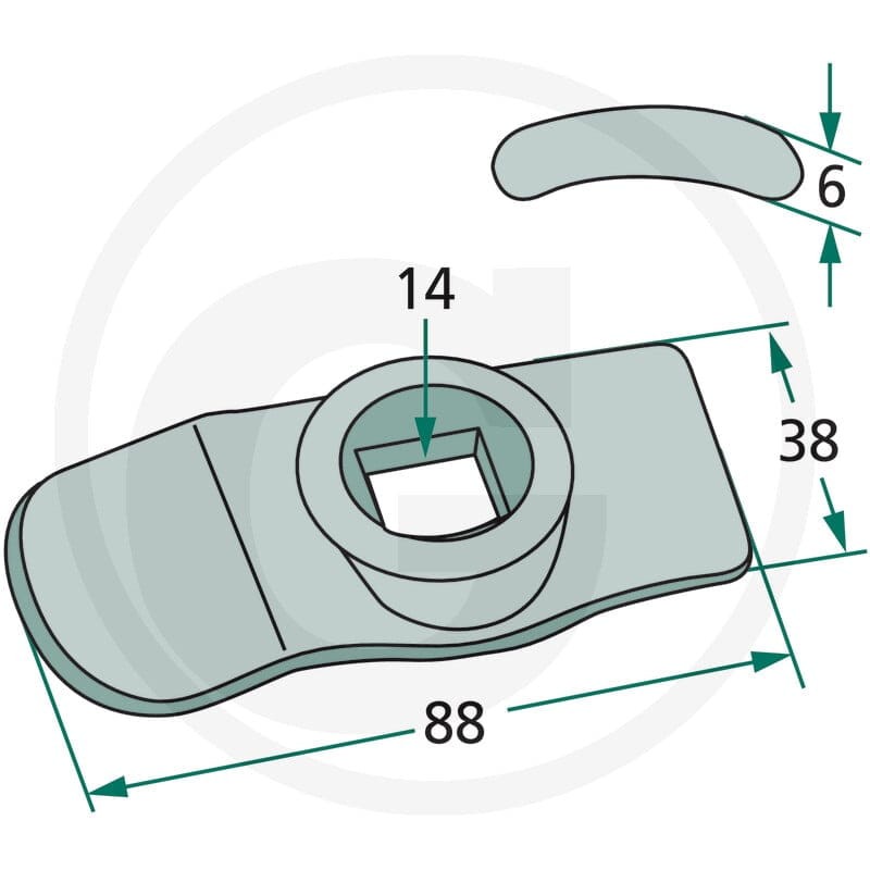GRANIT Uchwyt 180101.4311 - Sklep PoltechParts