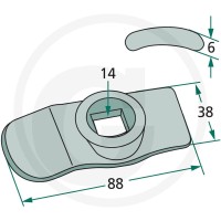 GRANIT Uchwyt 180101.4311 - Sklep PoltechParts