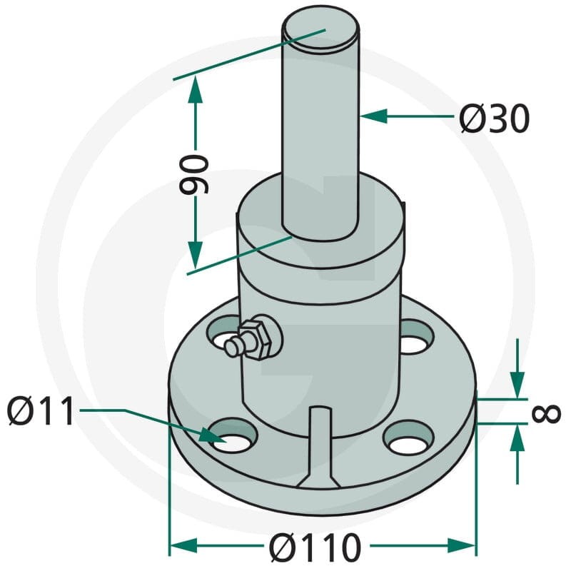 GRANIT Piasta talerza 18031-880501 - Sklep PoltechParts