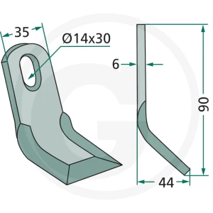 GRANIT Nóż Y 18063-NOB-35