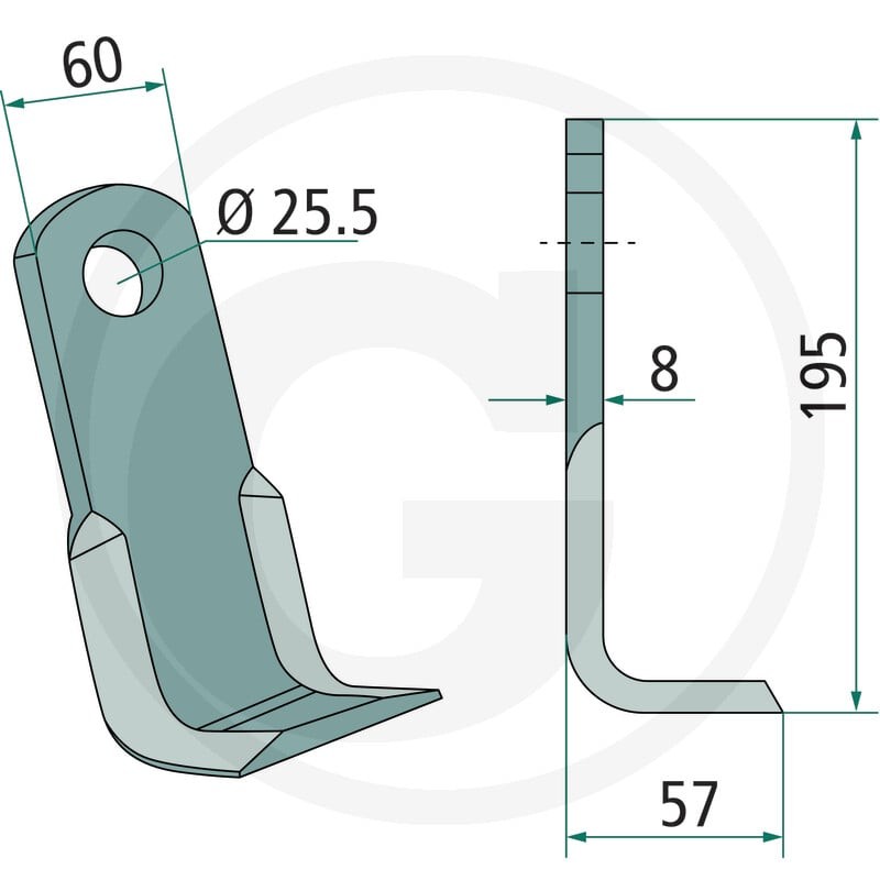 GRANIT Nóż kątowy 18063-SIC-03 - Sklep PoltechParts