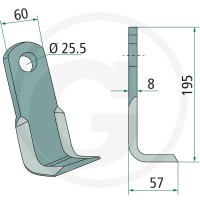 GRANIT Nóż kątowy 18063-SIC-03 - Sklep PoltechParts